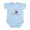 Sky Blue, variant on CafePress - Stork Baby Haiti USA Infant Bodysuit - Baby Light Bodysuit, Size Newborn - 24 Months