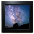 thumbnail image 1 of Nébuleuses Étoiles Sombres Galaxie Noir Cadre Carré Image Mur Table, 1 of 3