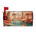 thumbnail image 2 of Lsque Fantasy Underwater Jellyfish Mailbox Cover Standard Size ,Magnetic Mailbox Covers Post Wraps Letter Box Cover -21x18 in, 2 of 9