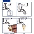 thumbnail image 5 of 2 Pieces Of Pure Copper Garden Hose Tap Connector, Garden Hose Tap Connector, 3/4 Inch Water Hose Connector, 5 of 5