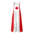 thumbnail image 5 of DGMIOCS Canada Day Ladies Maple Leaf Jumpsuits Sleeveless Loose Fit Rompers Canada Clothings Red XXXXL, 5 of 5