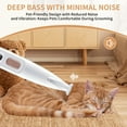 thumbnail image 4 of Pet Micro Precision Trimmer, Multifunctional Pet Hair Trimmer Waterproof Rechargeable Shaver with LED Light for Paws Eyes Ears Face Buttocks for Large/Small Dogs and Cats, 4 of 6
