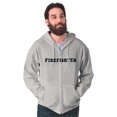thumbnail image 5 of Firefighter American Neighborhood Zip Up Hoodie Men's Women's Brisco Brands S, 5 of 5
