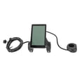 thumbnail image 4 of Graflsoa M5 LCD Display for Electric Bikes & Scooters, Universal 24V-64V ABS Waterproof Multi-Function Instrument with Speed, Battery, Mileage & Gear Readout, Fits 22.2mm/31.8mm Handlebars (Standard, 4 of 7