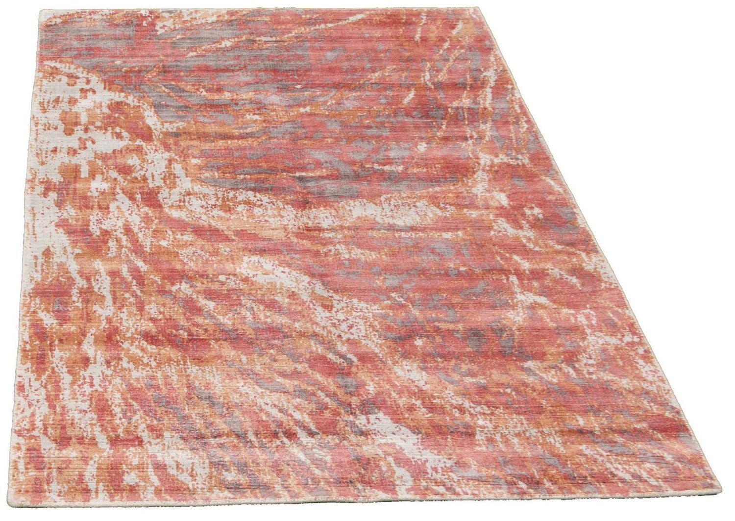 ECARPETGALLERY 5'0" x 7'5"  Contemporary Galleria Hand Loomed Area Rug for Living Room, Dining Room and Bedroom in Brown