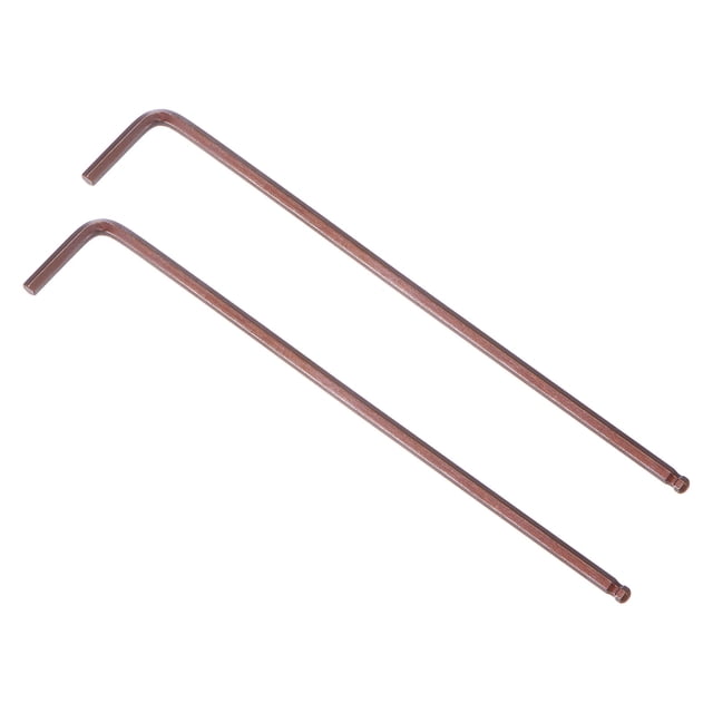 Unique Bargains Clé Hexagonale à Bille 3mm, Outil de Réparation en Acier à Bras Long en Forme de L, Métrique 2 Pack