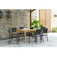 thumbnail image 3 of Amazonia Bellegard Teak Finish 7 Pieces Rectangular Patio Dining Set, 3 of 15