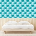 thumbnail image 3 of Ambesonne Leaf Print Peel & Stick Wallpaper for Home, Hawaii Vibes Tropics, 13"x100", Teal Sea Blue, 3 of 5