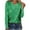 Green, variant on Kayannuo Blouses for Women Tee Shirts for Women Valentine's Day Women's Fashionable Printed Round Neck Short Sleeved Casual T-shirt Top