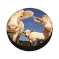 thumbnail image 3 of Gaeub Cows Cattles 14-17in Tire Cover, Spare Tire Cover, for Camper Caravan, Trailer, Car, Truck, SUV, Jeep - 14 inch, 3 of 9