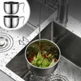 thumbnail image 2 of Fruit Basket for Kitchen,Kitchen Sink Hanging Stainless Steel Sewer Basket Vegetable Washing Basin Multifunctional Vegetable and Fruit Basket Storage Chopsticks and Spoons Basket, 2 of 6