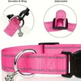 thumbnail image 5 of Dog Collar and Leash Set with Safety Seat Belt, Ideal for Walking – Fits Small to X-Large Dog (Pink-M), 5 of 10