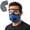 Blue, variant on Reusable Carbon Filter Dust Mask with Adjustable Goggles, 5-Layer Filter, Adjustable, with Removable Face Mask