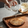 thumbnail image 3 of Binwennn Ensemble de Petite Table à Manger pour 4 Personnes Table Ronde pour Petits Espaces Ensemble de Table de Cuisine pour 4 Moins de 150 Tapis d'Isolation en Rotin Fait Main Tapis de Table Tapis de Bol Rond Tapis de Vaisselle, 3 of 3