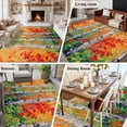 thumbnail image 5 of 6'x9' Area Rugs, Modern Oil Painting Indoor Outdoor Area Rug for Living Room Bedroom, Summer Tree Leaves Yellow Green Washable Bathroom Rugs Kitchen Floor Carpet Mats Home Decor Aesthetic, 5 of 8