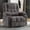 Grey, variant on Ywen Massage Swivel Rocker Recliner Chair with Vibration Massage and Heat Ergonomic Lounge Chair for Living Room with Rocking Function and Side Pocket, 2 Cup Holders, USB Charge Port