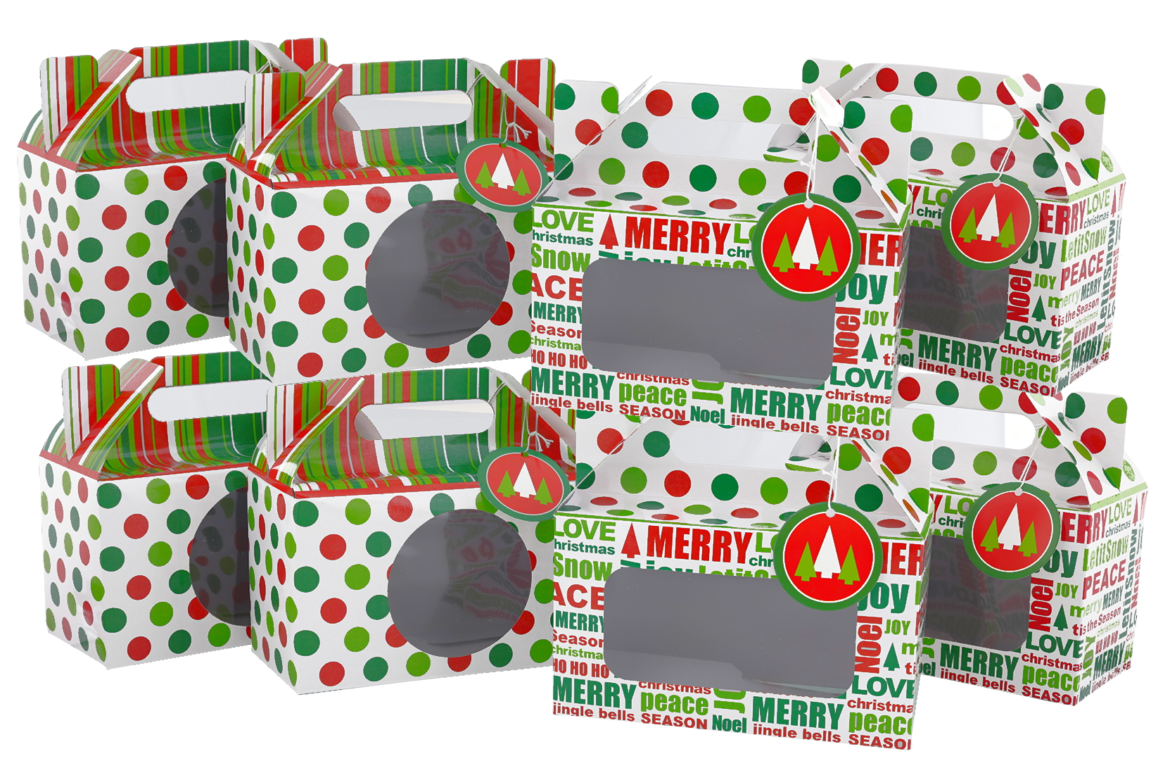 Christmas Cookie gift box Kit or Munchkin Doughnut box kit with Gift