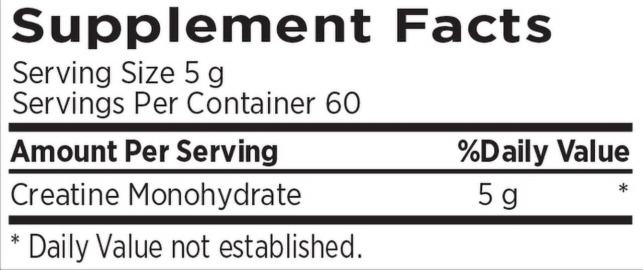 MRI Micronized Creatine Monohydrate Powder, 1000g, Unflavored, 5g per Serving, 200 Servings