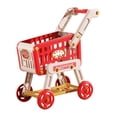 thumbnail image 3 of Carrito de compras de juguete Juego de rol Juego de simulación Educativo Creativo Simulación Comestibles rojo, 3 of 9