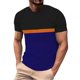 thumbnail image 1 of Tops para hombre, blusas y camisas de cuello redondo y manga corta para hombre, camisetas casuales de verano para hombre, camisetas de cuello redondo con bloques de color y manga corta, camisetas depo, 1 of 6