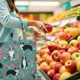 thumbnail image 6 of Cute Dog Canvas Tote Bag – Cartoon Puppy & Paw Print Design, Reusable Cotton Shopping Bag with Artistic Watercolor Dog Illustration for Dog Lovers, Pet Owners, and Animal Fans, 6 of 7