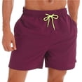 thumbnail image 2 of Pantalones cortos de playa de secado rápido para hombre con bolsillos Adepaton HMHZ325-28, 2 of 7