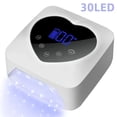 thumbnail image 1 of Rechargeable UV LED Nail Lamp 72W Cordless UV Light for Nails With Rhinestone Heart Shaped Manicure Pedicure Machine Nail Tools, 1 of 5