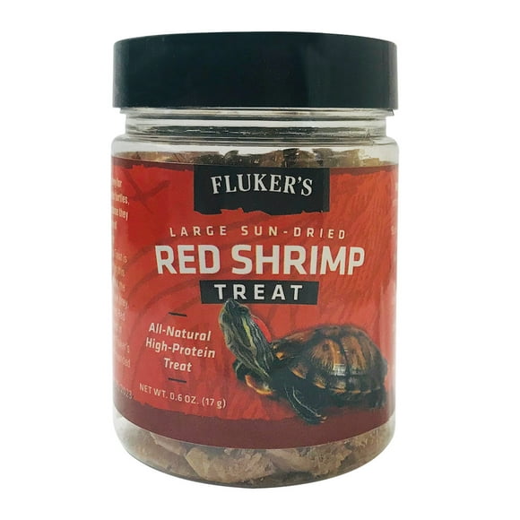Fluker Farms Sun-Dried Large Red Shrimp Treat - 0.6 oz RFK72050