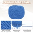 thumbnail image 3 of 2 Rolls 164 Yards Size 3 Dark Blue Cotton Crochet Thread Lace Weight Yarn Tatting Thread for Crocheting Knitting Embroidery Sewing, 3 of 7