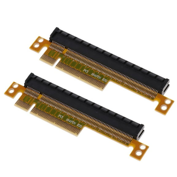 2Pcs  Riser 8 to X16 Slot Adapter Board 4 - Layer Circuit