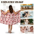 thumbnail image 5 of Yuyamidu Cherry Towel Wrap for Women Pink Bath Wrap with Pocket Daisy Bathroom Towels for Spa Quick Dry Shower Towel Wrap for Ladies Body Wrap Towel Size L, 5 of 7