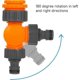 thumbnail image 4 of Quick Hose Connector Adapter,180 Degree Quick Connect Plastic Faucet Hose Coupler Rotatable Adapter, 4 of 5