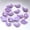 Purple, variant on Mini Resin Animals Figurines 20 Pack, Cute Tiny Mushrooms, Birds, Snails, Rabbits Phone Decor Components Hair Hoop Accessories