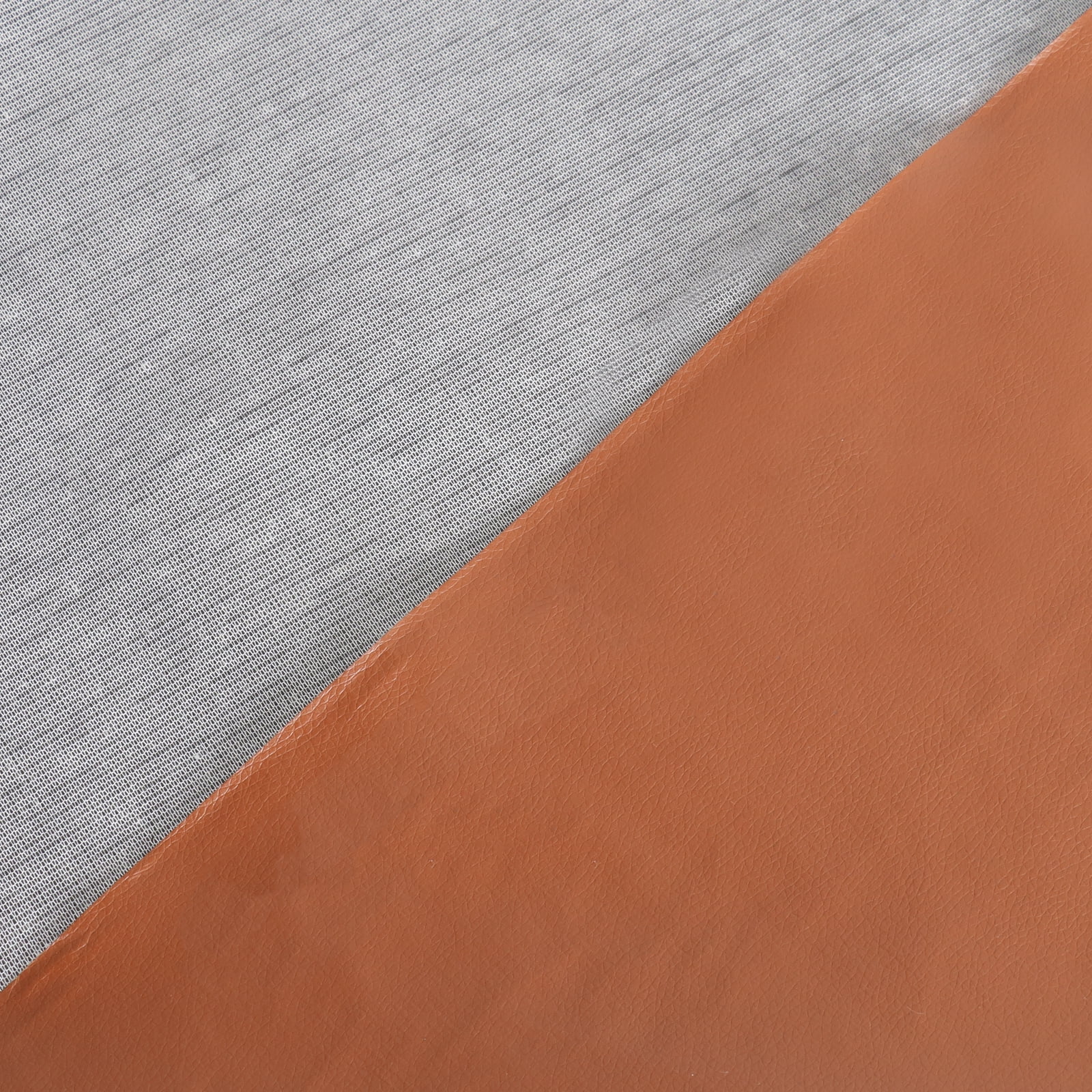 Vinyl Synthetic Fabric Material Faux Leather Waterproof Replacement for Upholstery by the Yard Brown