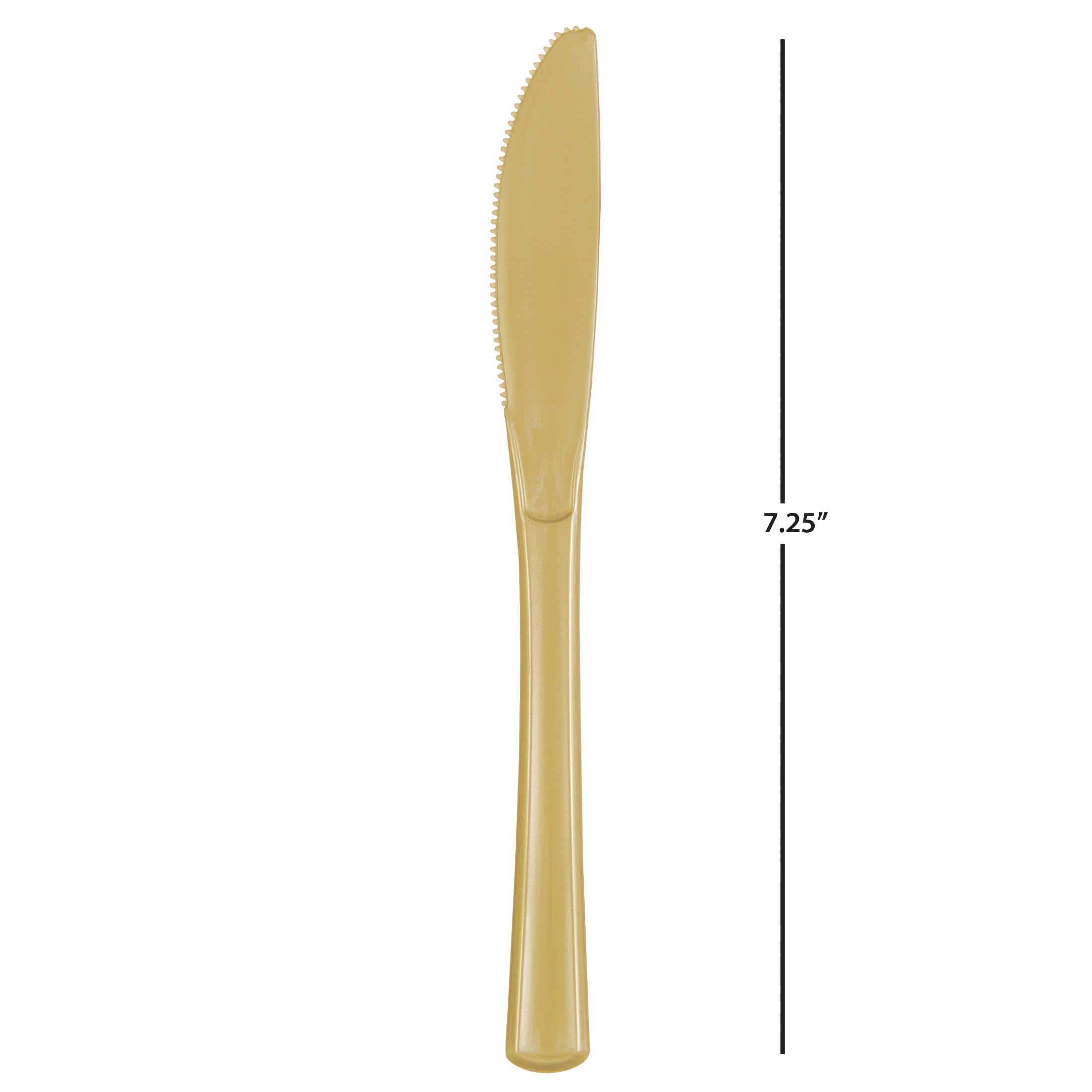 (6 pack) 24CT Gold Disposable Plastic Forks by Way To Celebrate