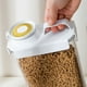 thumbnail image 5 of Contenedores de Almacenamiento Sellados de Arroz, Contenedor de Granos para el Hogar para la Avena, Granos, Cereales, Pasta, Caja de Almacenamiento de Granos de Harina Contenedores de Almacenamiento D, 5 of 7