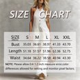 thumbnail image 4 of Morttic Women's Halter Backless Wide-Leg Jumpsuit with Pocket – Sleeveless Button Front Sexy Summer Vacation One Piece White，S, 4 of 4
