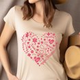 thumbnail image 4 of Nurse Heart Shirt | Love Care Compassion Graphic Tee, Dark Heather, Size L, 4 of 6