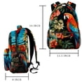 thumbnail image 2 of Lightweight Backpack Parrot School Bag Travel Laptop Daypack for Men Women Casual Rucksack, 2 of 6