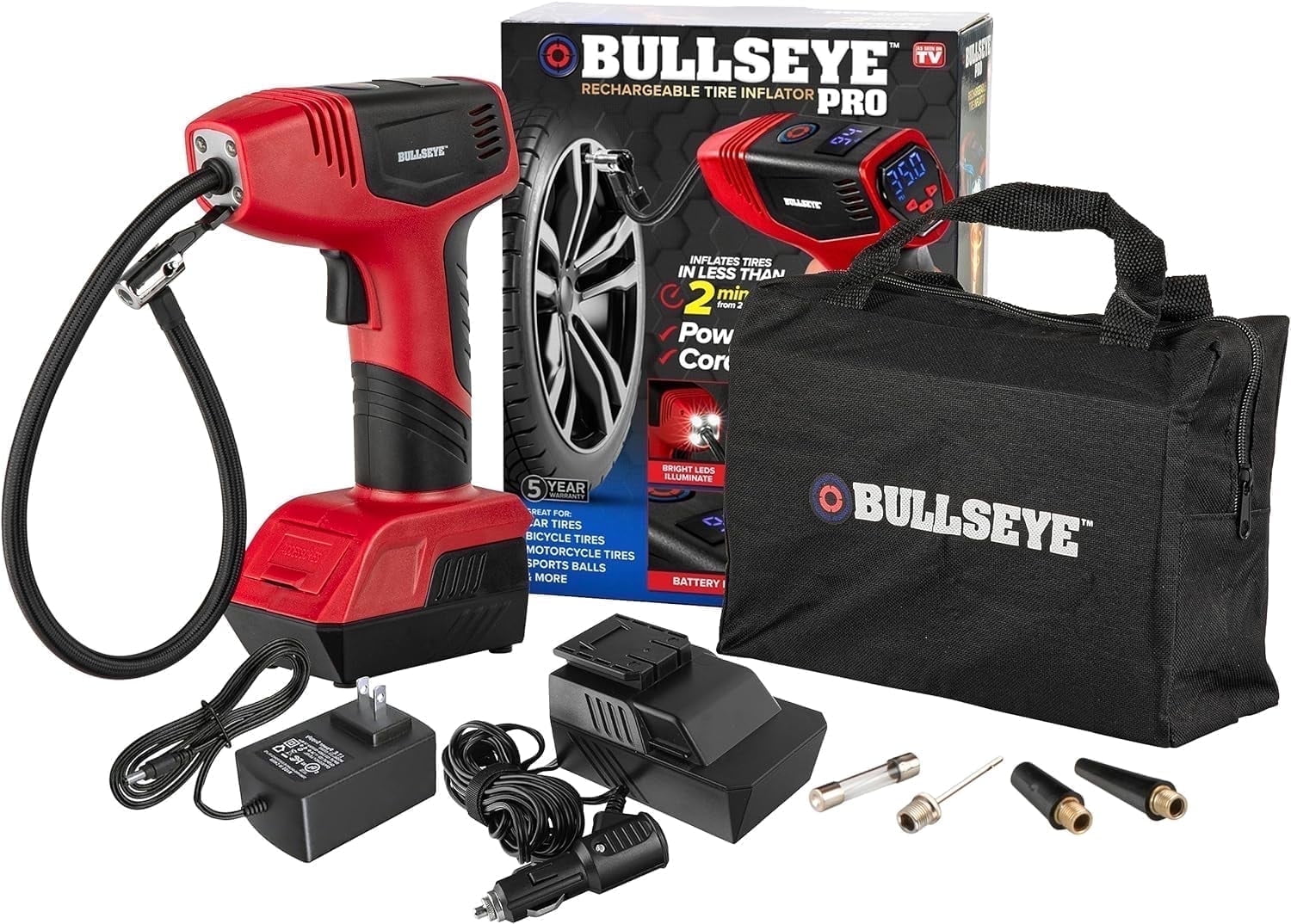 Bullseye Pro Max Deluxe 150PSI Tire Inflator photo 1