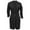 Black, variant on Aboser Women's Long Blazers Ruched 3/4 Sleeve Jacket Solid Color Lapel Cardigan Button Office Work Blazer Plus Size Pocketed Woolen Coat
