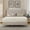 Beige, variant on Morden Fort California King Velvet Upholstered Platform Bed Frame Beige Cream