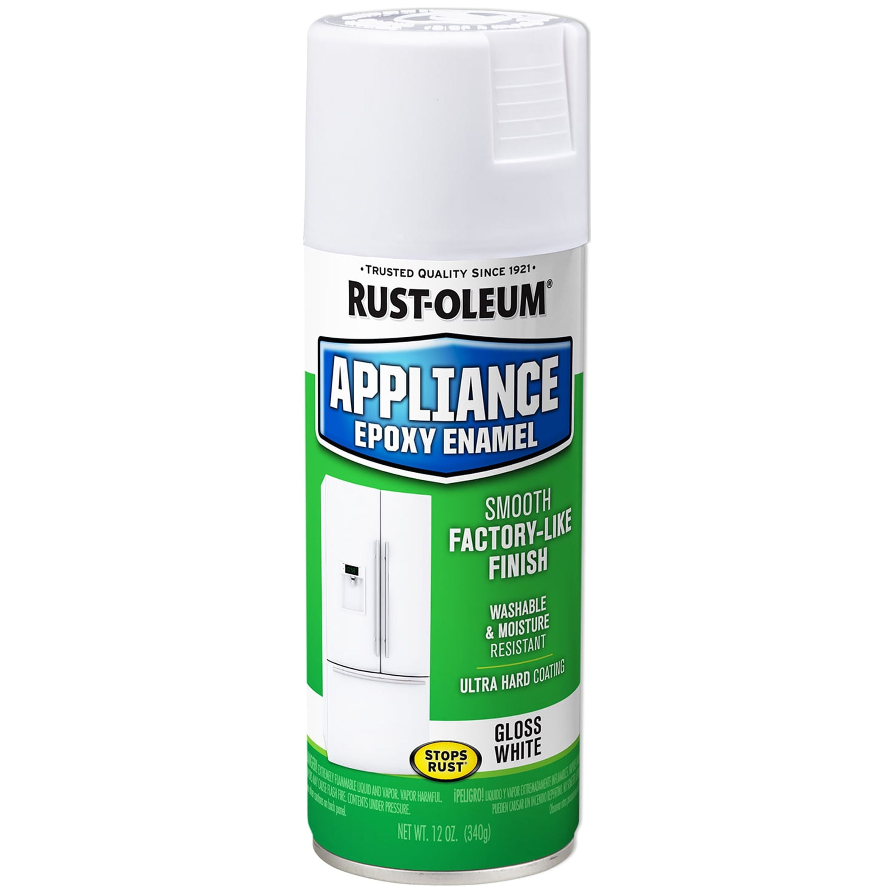 Rust-Oleum Epoxy Appliance Spray Paint White, 12 oz.