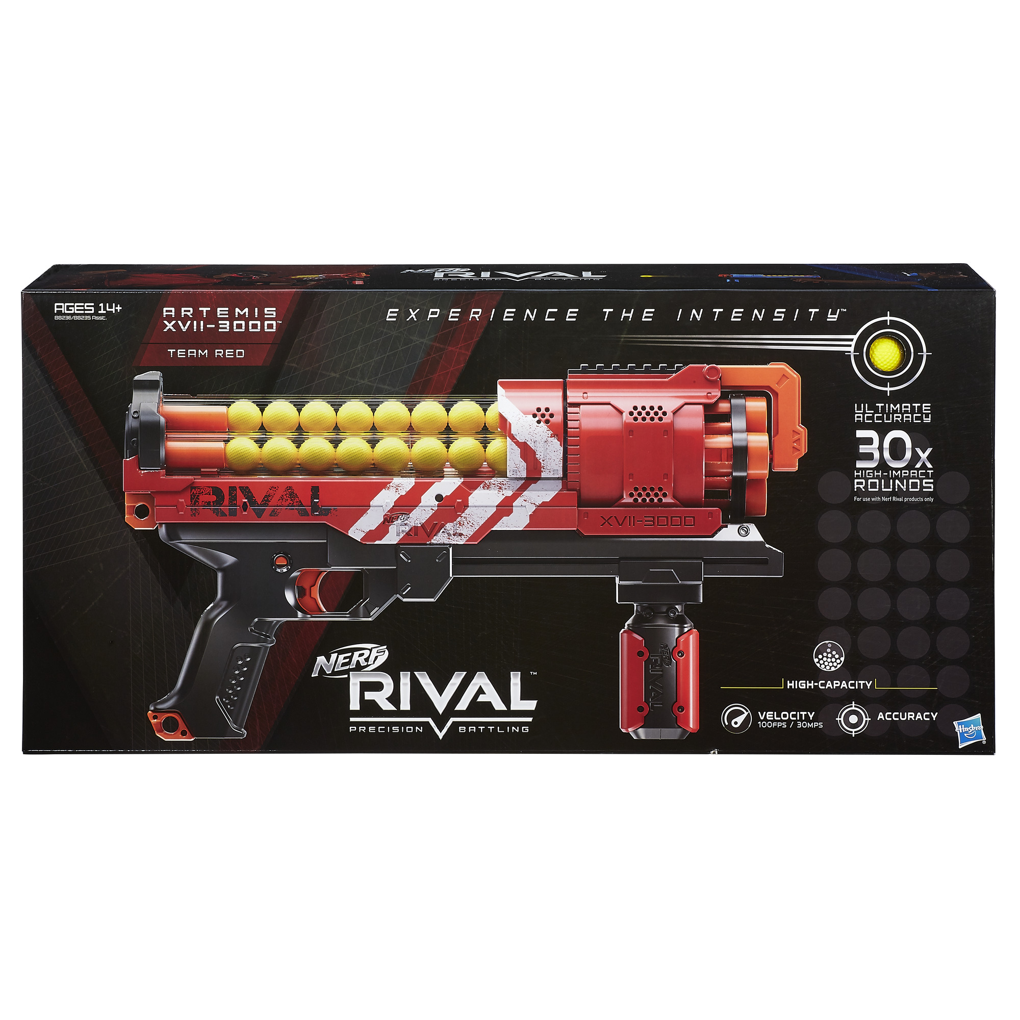 Nerf Rival Artemis XVII 3000 (Red), includes Blaster and 30 Rounds - image 2 of 2