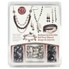 Cousin Brown Pearl Jewelry Kit
