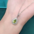 thumbnail image 1 of POINTERTECK Trendy Zircon Water Drop Pear Shape Necklace, 1 of 6
