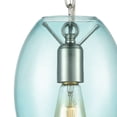 thumbnail image 3 of Elk Home Ellipsa 7-inch Wide 1-Light Mini Pendant in Satin Nickel, 3 of 4