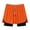 a-Orange14531, variant on FINALGANG Mens Solid Color Two In One Athletic Shorts With Compression Liner Elastic Waist Drawstring Quick Dry Shorts For Gym Running Training Trendy Shorts