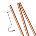 thumbnail image 2 of Lampe Pliante de Camping Extérieure Poteau Support de Lumière Suspendu avec Support Crochet Simple Marron, 2 of 8