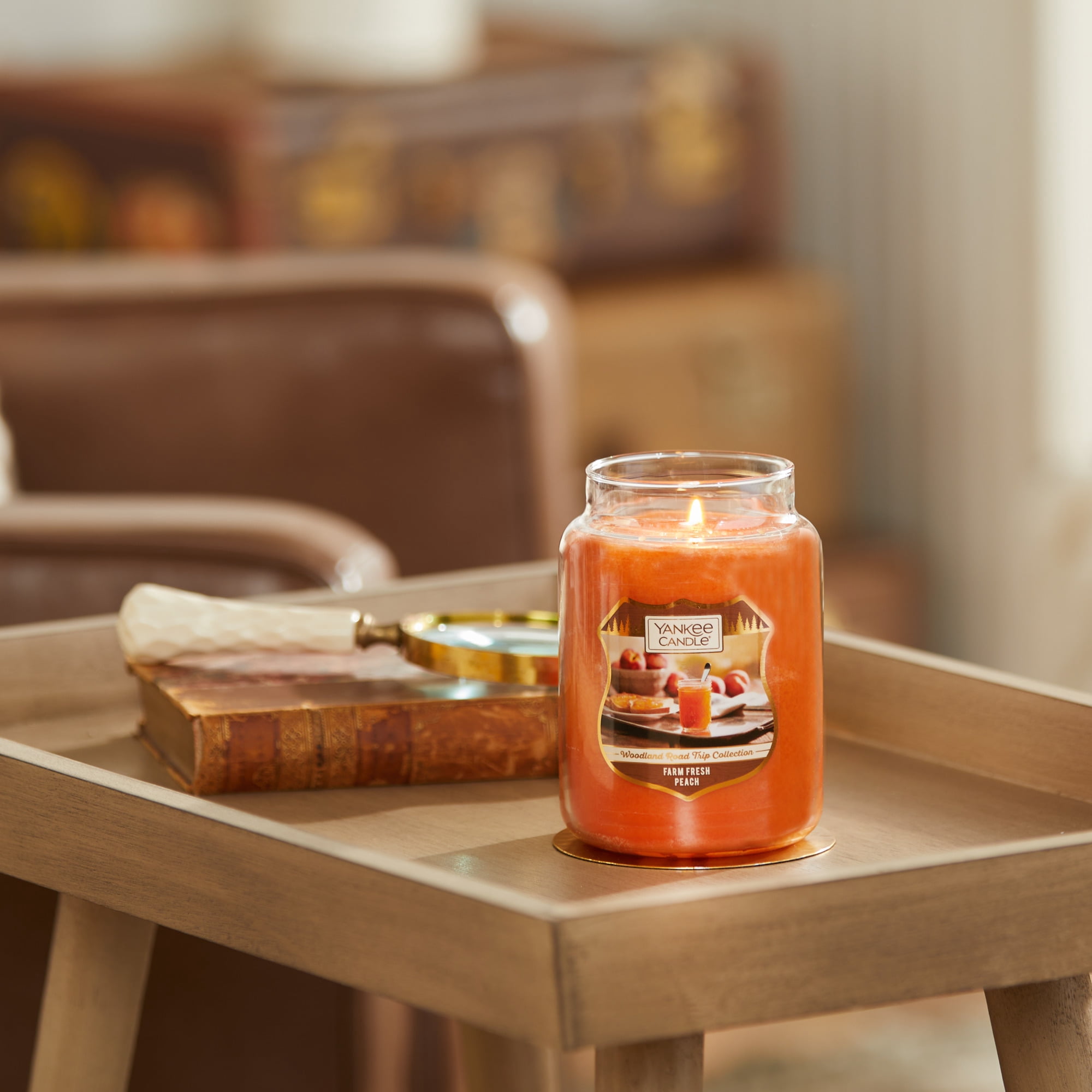 Yankee Candle Farm Fresh Peach - Original Large Jar Candle